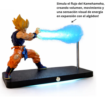 Lámpara de Goku con Kamehameha